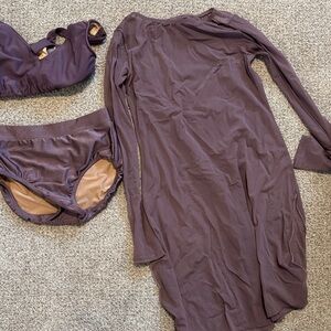 Elegant Purple Women's Dance Costume AXS